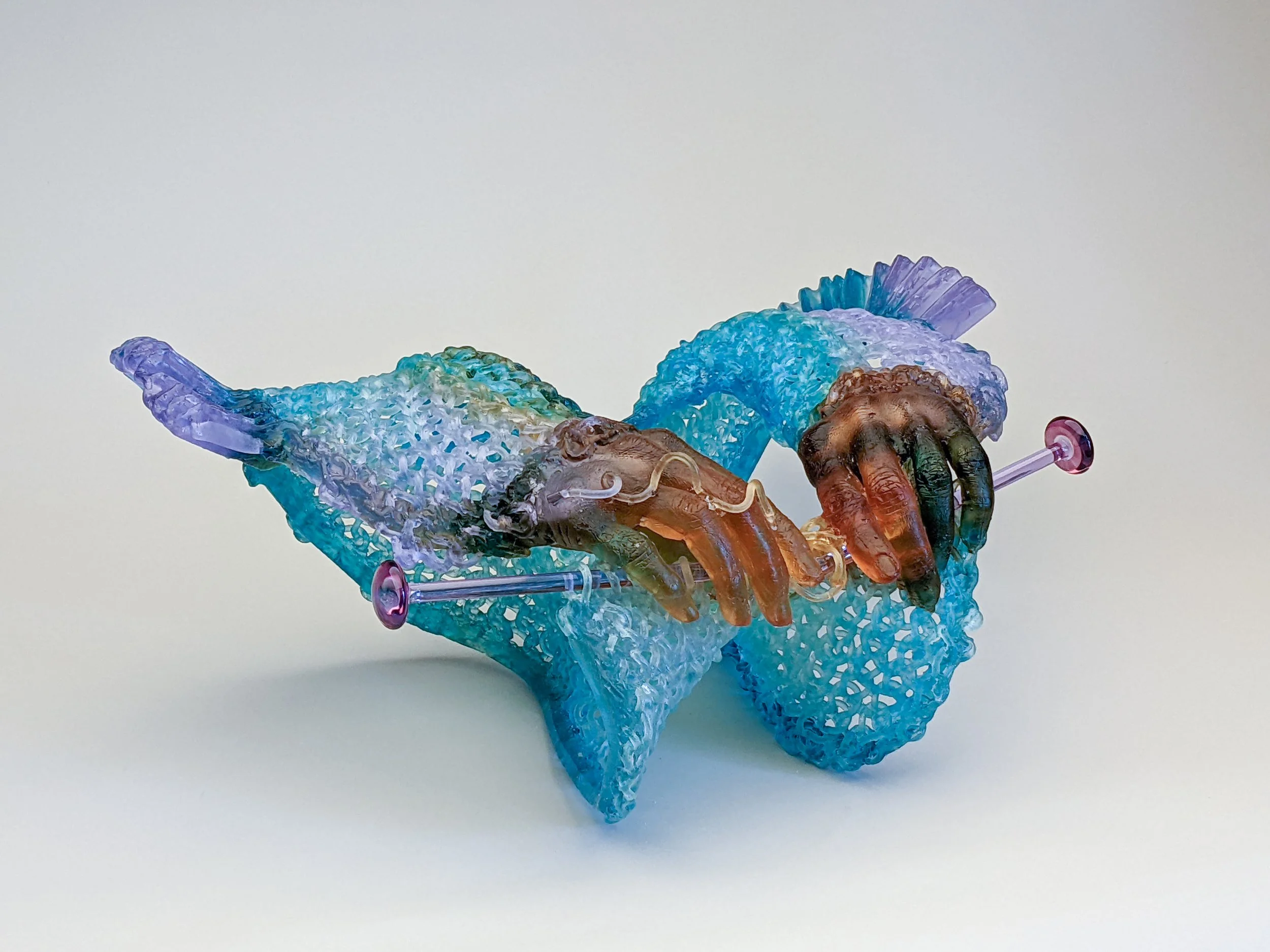 Knitted Glass Sculpture - 